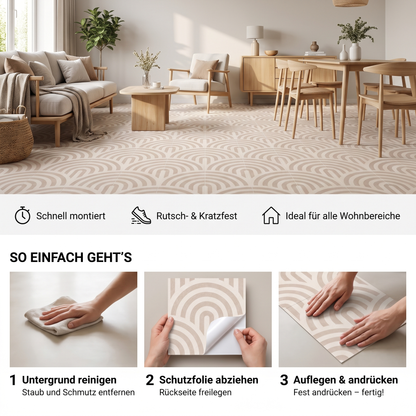 Arco Klebefliesen Greige-Bogen – Vorteile