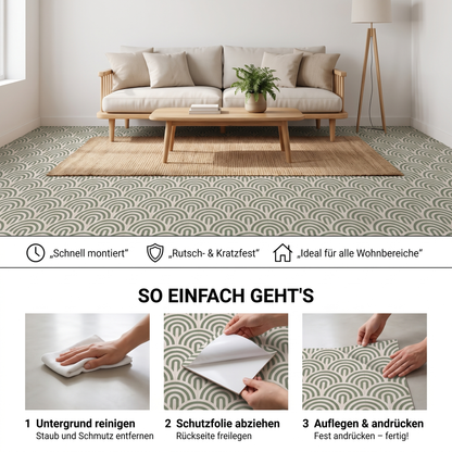Arco Klebefliesen Salbeigrau-Bogen – Vorteile