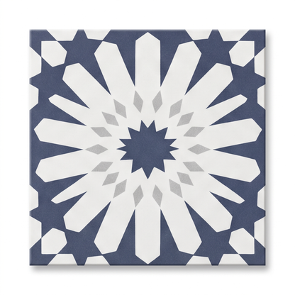 Decora Klebefliesen Marineblau-Weiß – Produktbild