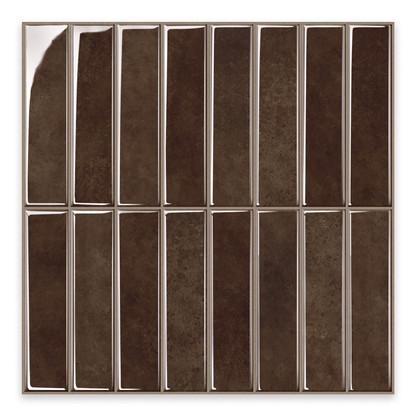 HIMARE Klebefliesen Tiefes Espresso-Braun – Produktbild