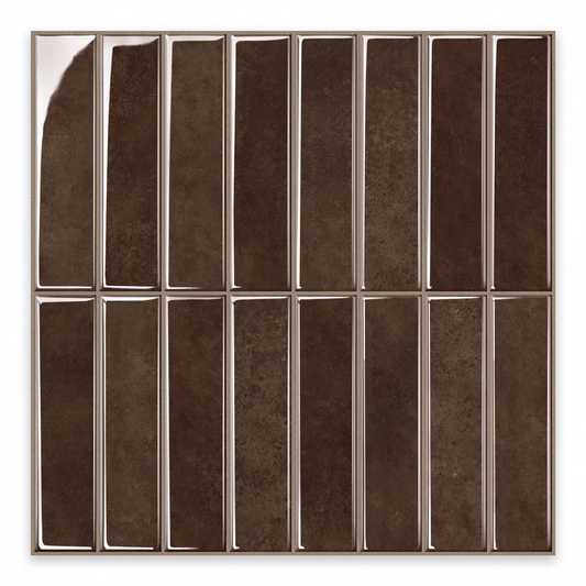HIMARE Klebefliesen Tiefes Espresso-Braun – Produktbild