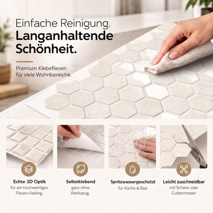 Orbis Klebefliesen Helles Elfenbein – Eigenschaften
