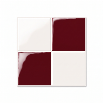 Prism Klebefliesen Bordeaux-Creme – Produktbild