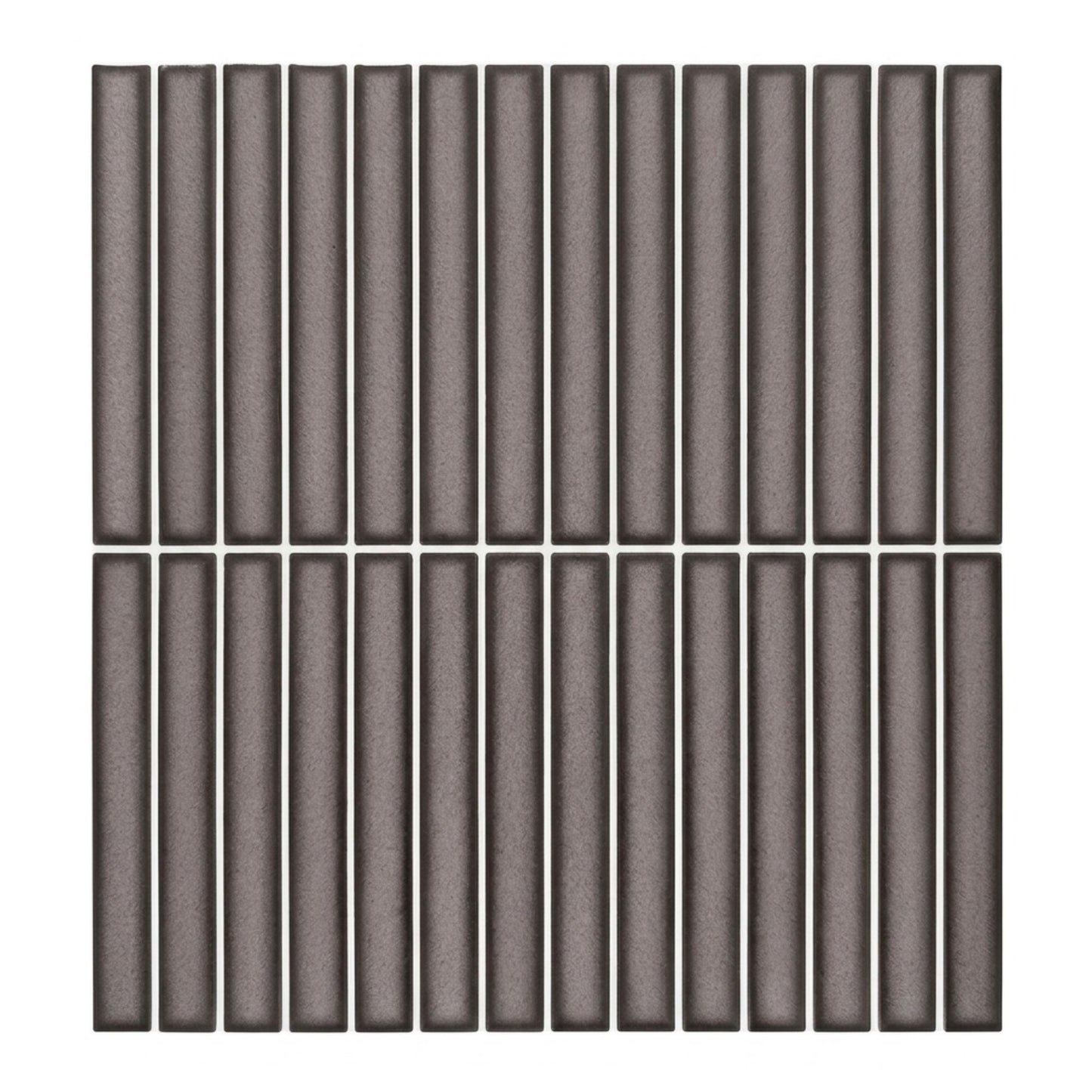 rinovim LINEA Klebefliesen Dunkelgrau – dunkles Grau mit Streifenmuster, selbstklebend, ohne Bohren & ohne Handwerker verlegbar