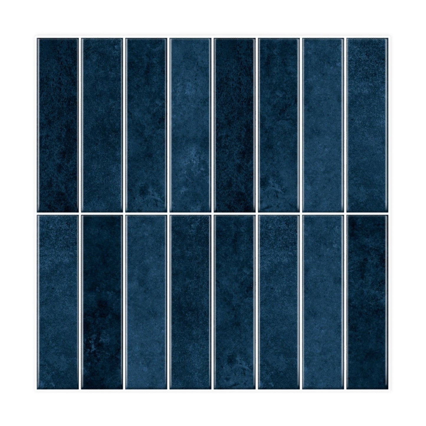 rinovim HIMARE Klebefliesen Marineblau – sattes Marineblau, selbstklebend, ohne Bohren & ohne Handwerker verlegbar