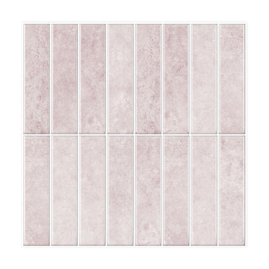 rinovim HIMARE Klebefliesen Sand-Rosé – warmes Rosa-Beige, selbstklebend, ohne Bohren & ohne Handwerker verlegbar