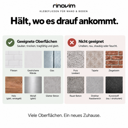 SIENA Klebefliesen Naturholz – Oberfläche Nahaufnahme
